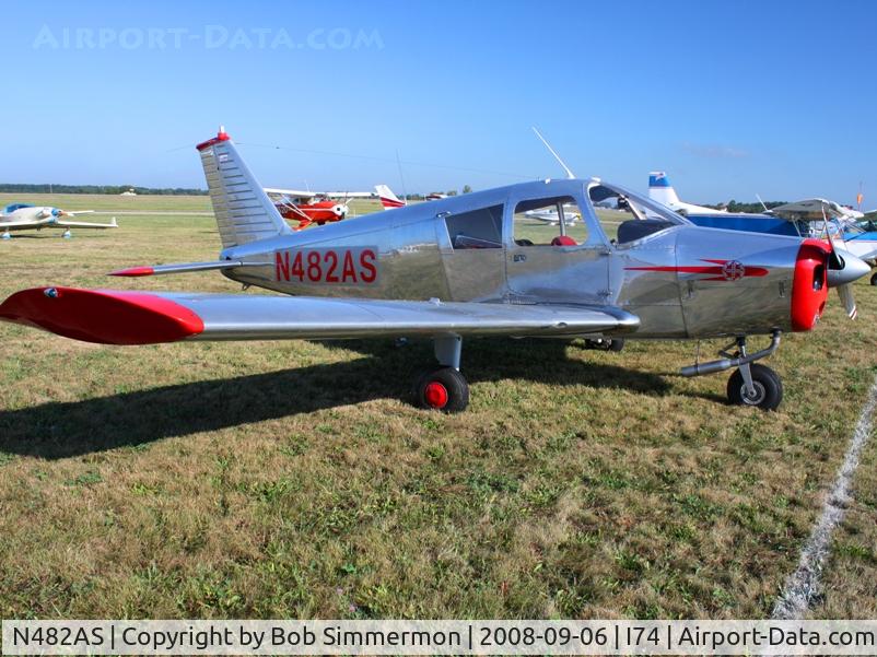 N482AS, 1968 Piper PA-28-140 C/N 28-25252, MERFI Fly-in - Urbana, Ohio