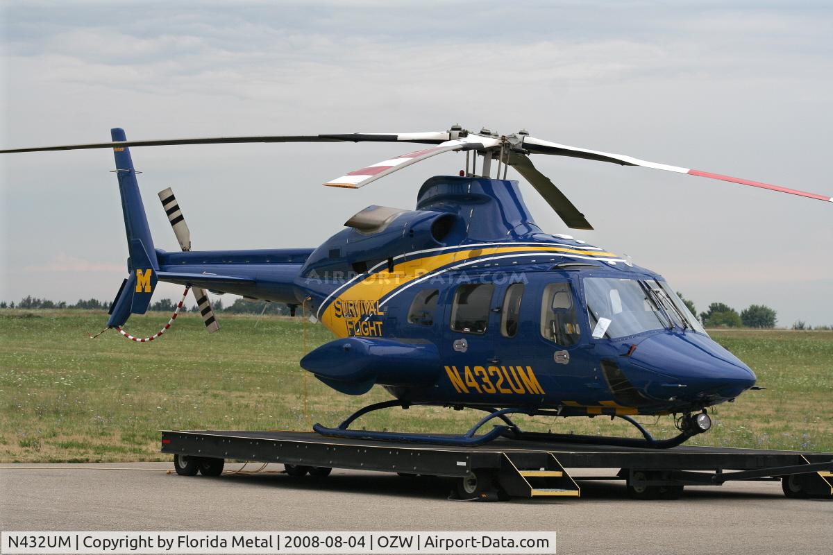 N432UM, 1998 Bell 430 C/N 49046, Michigan Life Flight Bell 430