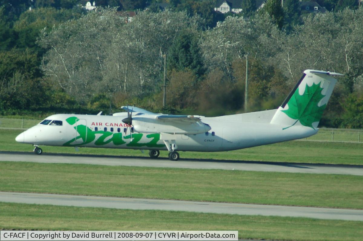 C-FACF, 1991 De Havilland Canada DHC-8-311 Dash 8 C/N 259, Air Canada Jazz - Landing