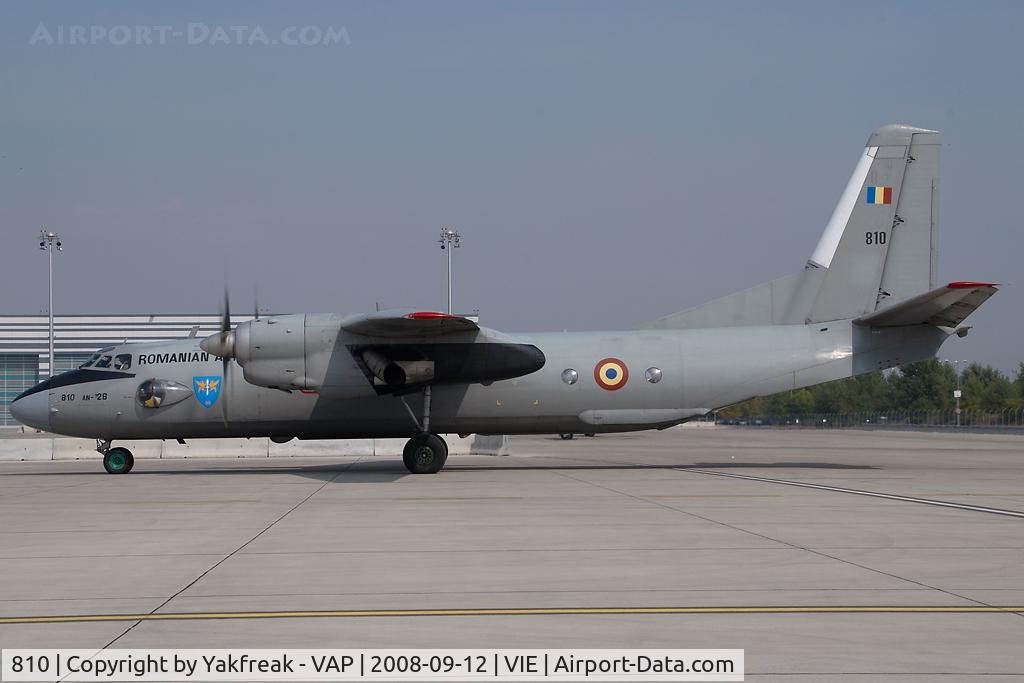 810, 1985 Antonov An-26 C/N 13810, Romania Air Force Antonov 26