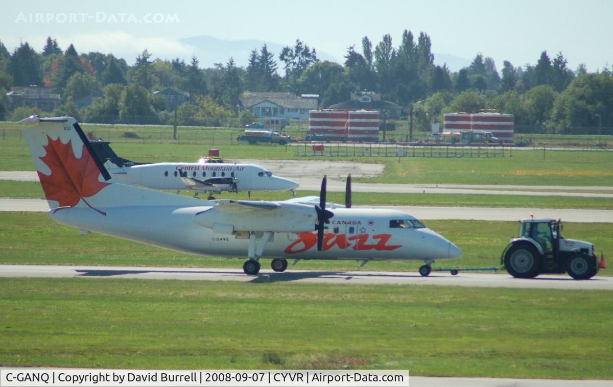 C-GANQ, 1988 De Havilland Canada DHC-8-102 Dash 8 C/N 096, Air Canada Jazz - Under Tow
