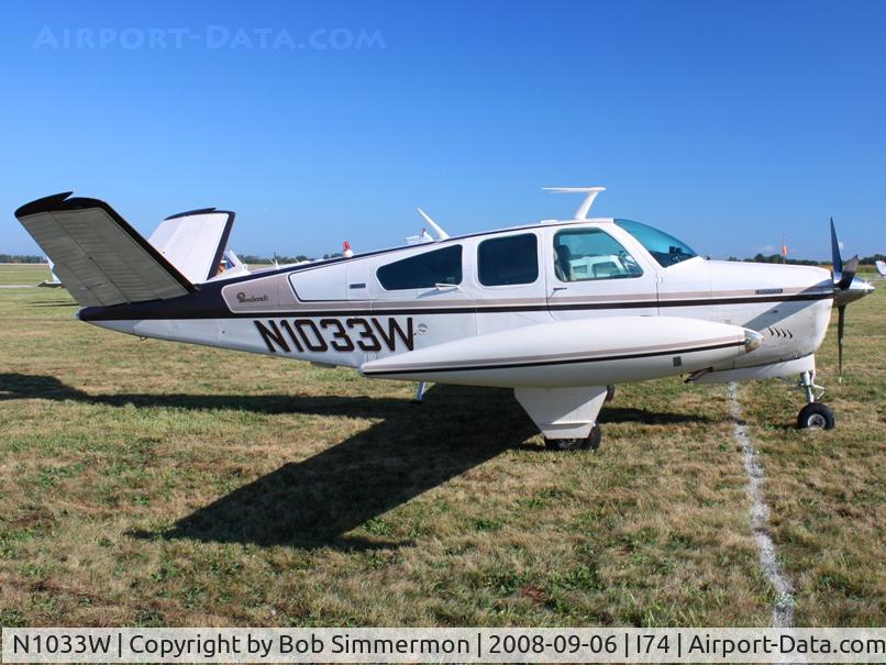 N1033W, 1973 Beech V35B Bonanza C/N D-9455, MERFI Fly-in - Urbana, Ohio