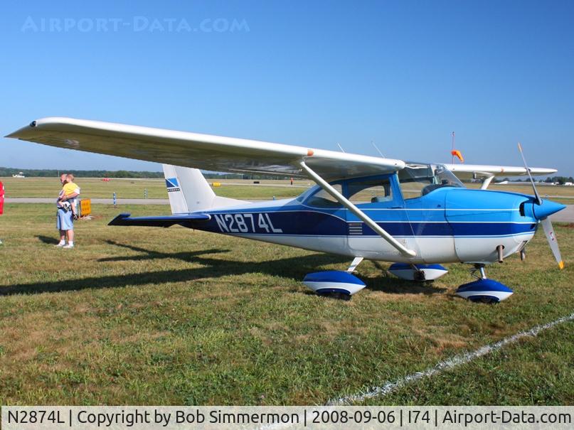 N2874L, 1967 Cessna 172H C/N 17256074, MERFI Fly-in - Urbana, Ohio