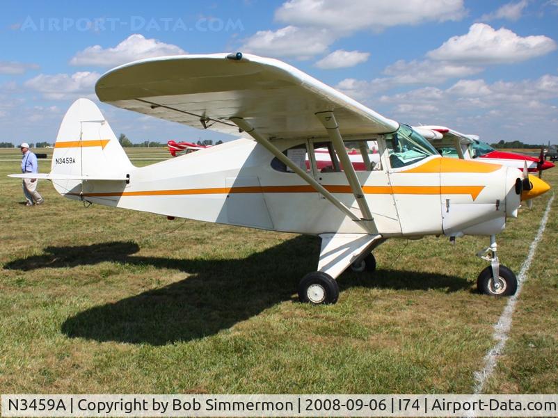 N3459A, 1953 Piper PA-22-135 Tri-Pacer C/N 22-1734, MERFI Fly-in - Urbana, Ohio