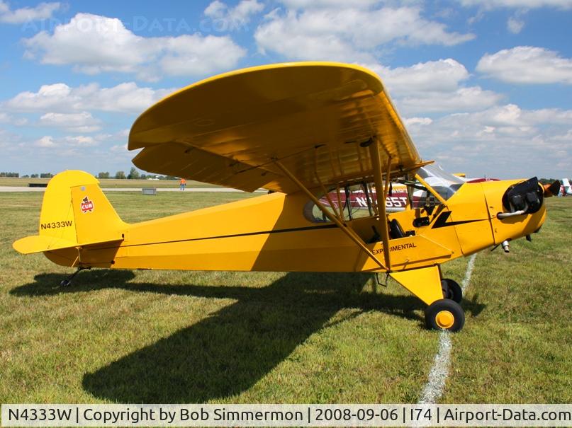 N4333W, 1999 Wag-Aero Sport Trainer J3 C/N 289553, MERFI Fly-in - Urbana, Ohio