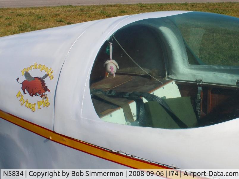 N5834, 1995 Rand Robinson KR-2 C/N 5834, MERFI Fly-in - Urbana, Ohio
