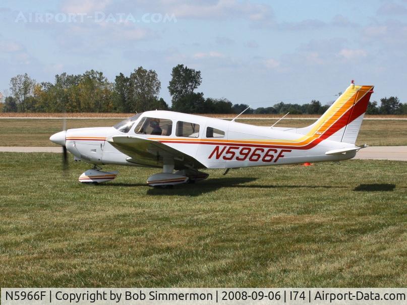 N5966F, 1976 Piper PA-28-181 C/N 28-7790146, MERFI Fly-in - Urbana, Ohio