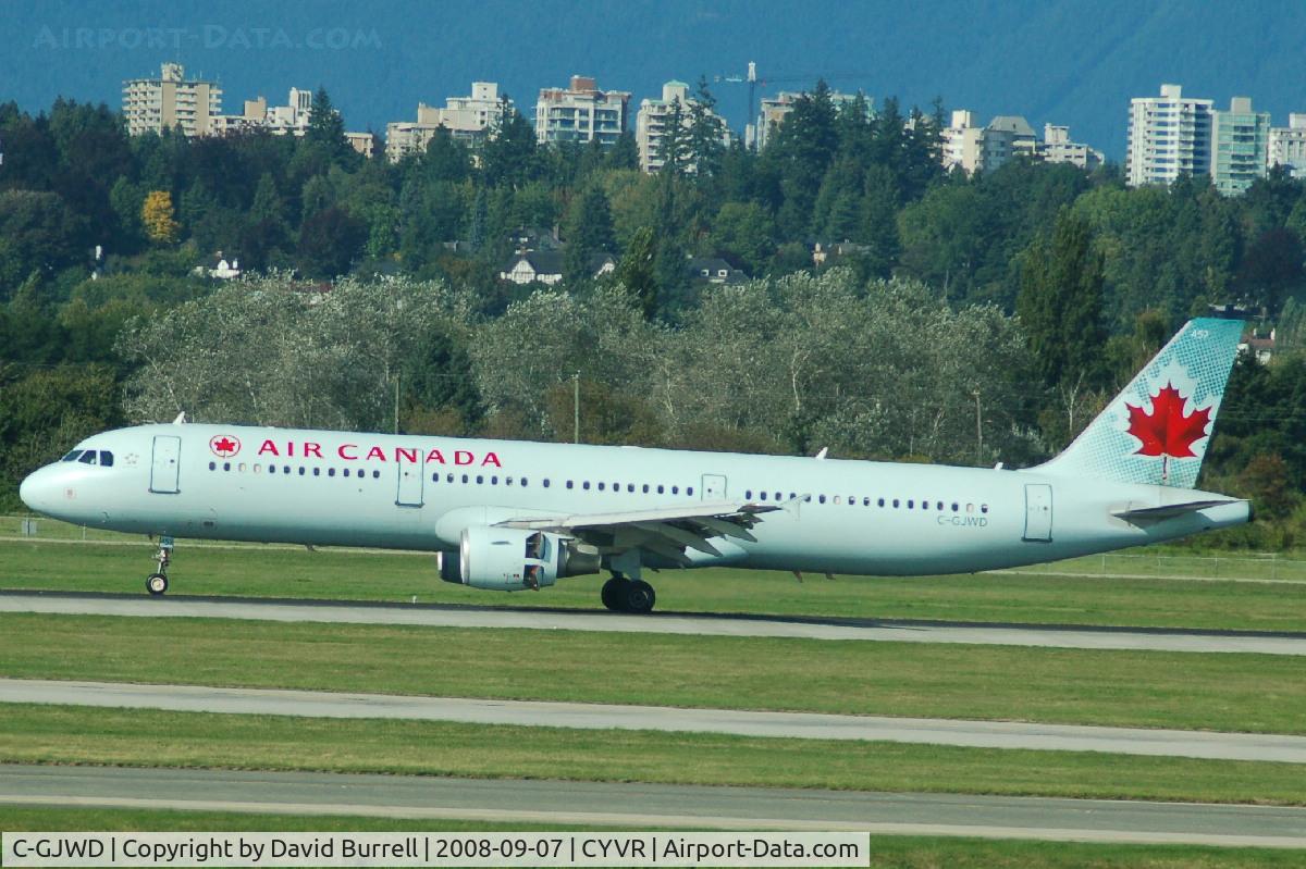 C-GJWD, 2002 Airbus A321-211 C/N 1748, Air Canada - Landing