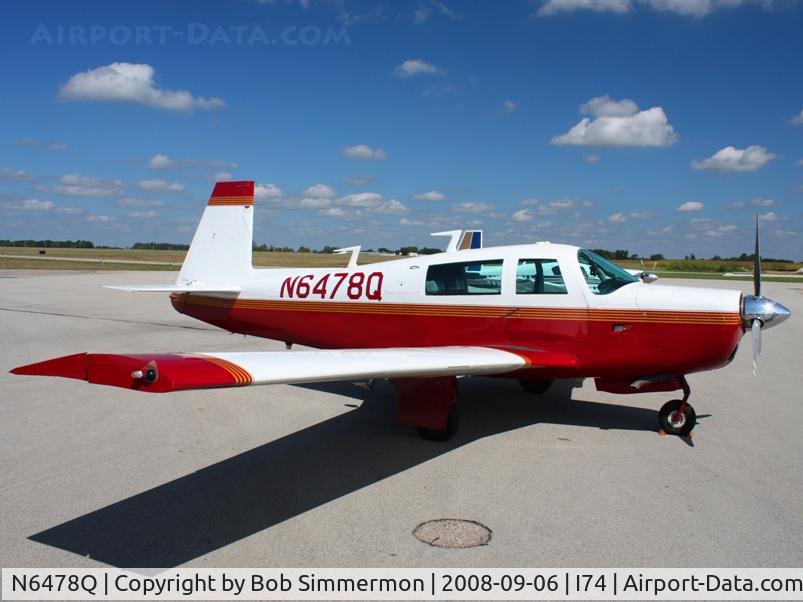 N6478Q, 1967 Mooney M20F Executive C/N 680020, MERFI Fly-in - Urbana, Ohio