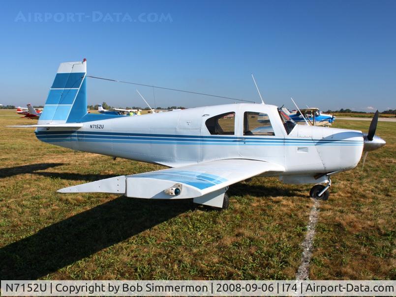 N7152U, 1964 Mooney M20E C/N 391, MERFI Fly-in - Urbana, Ohio