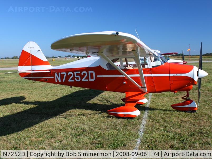 N7252D, Piper PA-22-150 C/N 22-5078, MERFI Fly-in - Urbana, Ohio