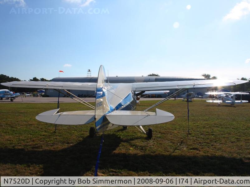 N7520D, 1957 Piper PA-22-150 C/N 22-5248, MERFI Fly-in - Urbana, Ohio