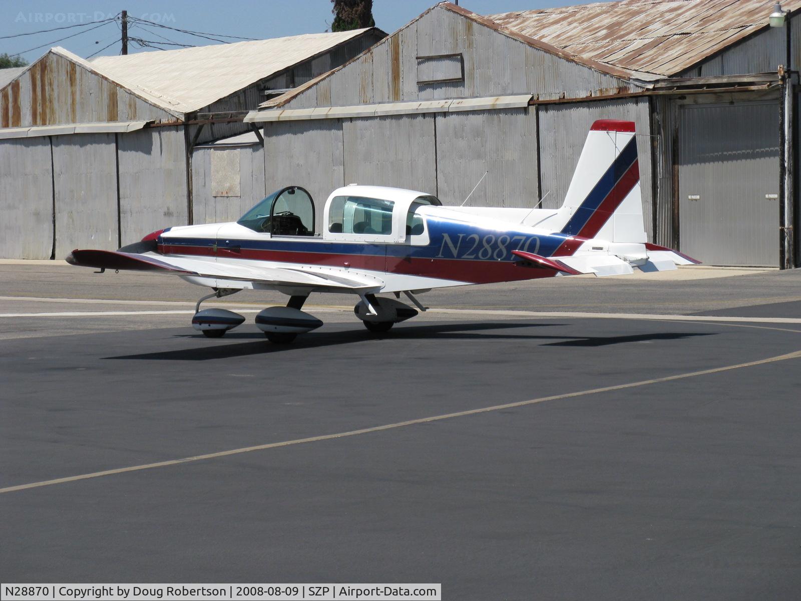 N28870, 1978 Grumman American AA-5B Tiger C/N AA5B0875, 1978 Grumman American AA-5B TIGER, Lycoming O&VO-360 180 Hp