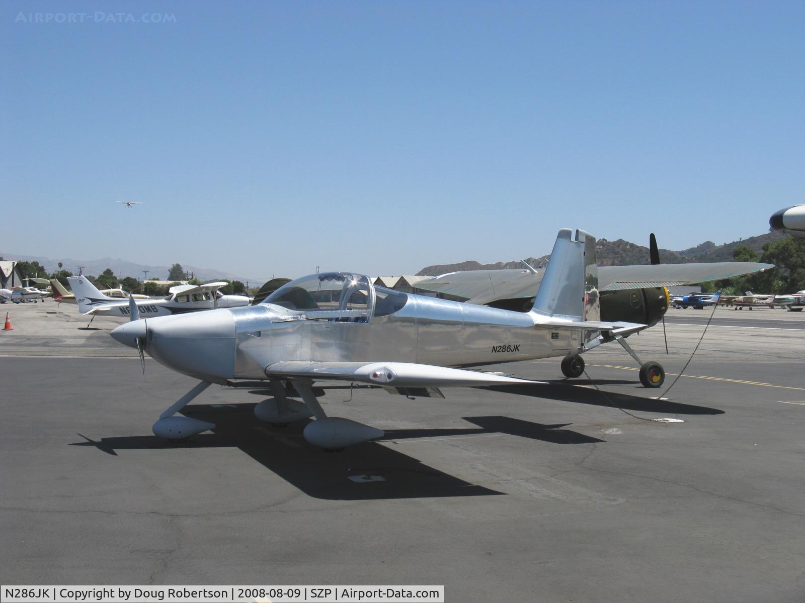 N286JK, 2007 Vans RV-7A C/N 71577, 2007 Dougherty VAN's RV-7A, Lycoming IO-360-M1B+