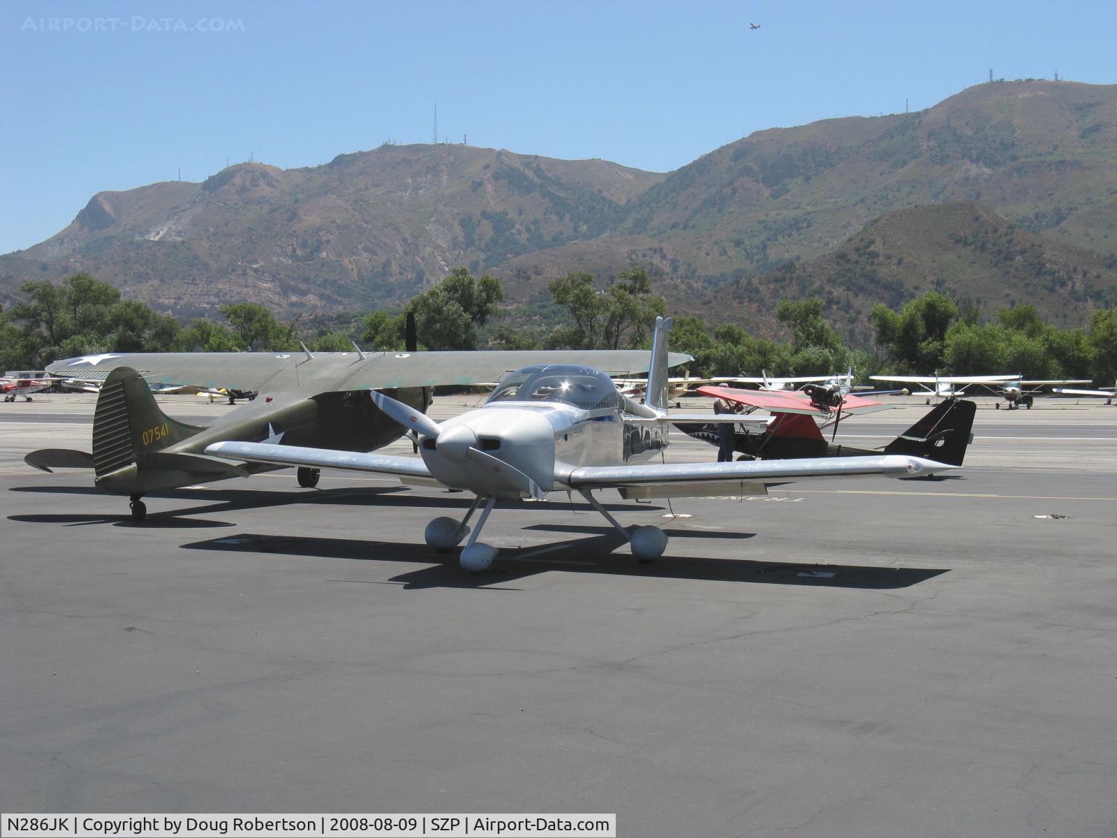 N286JK, 2007 Vans RV-7A C/N 71577, 2007 Dougherty VAN's RV-7A, Lycoming IO-360-M1B+