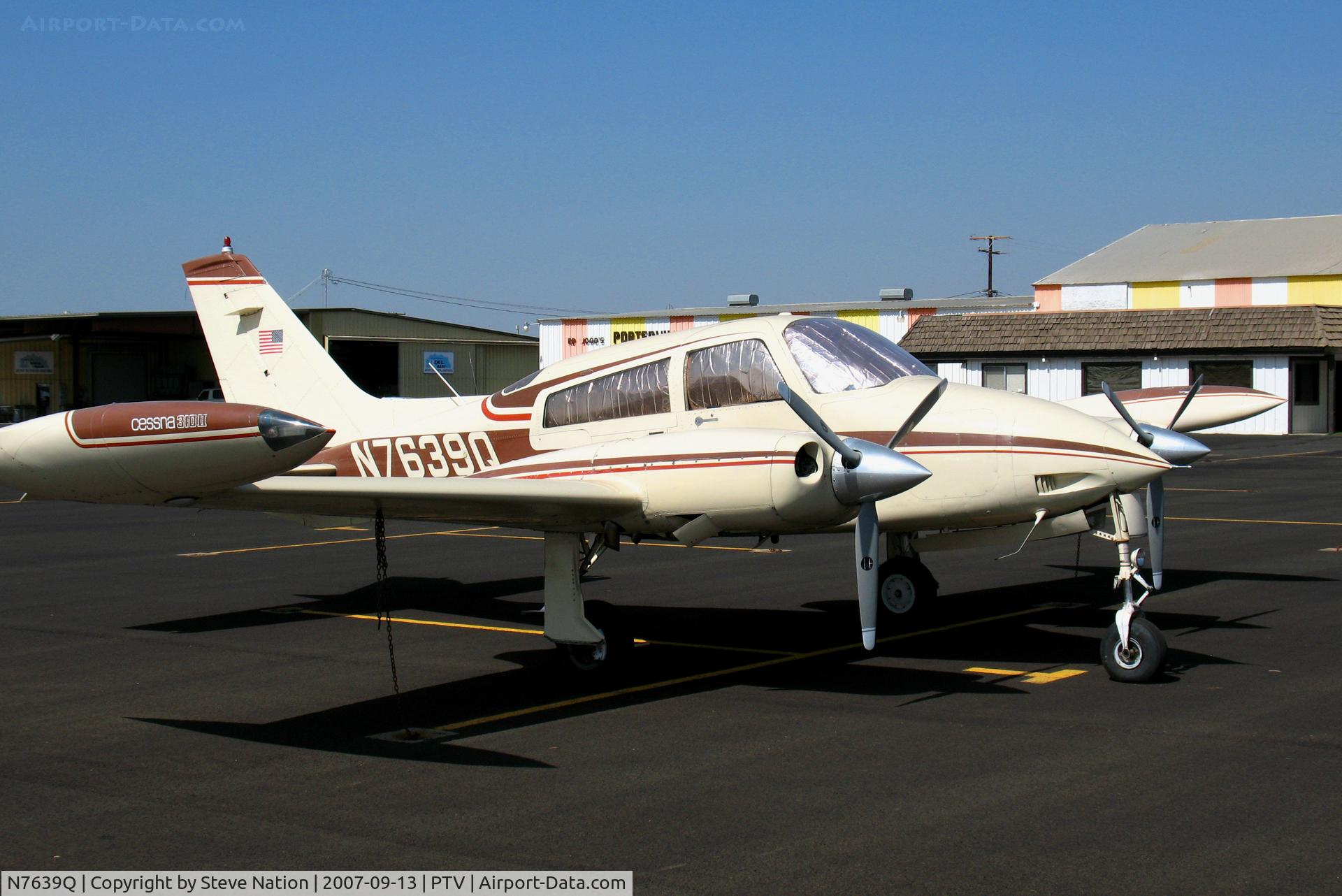 N7639Q, 1971 Cessna T310Q C/N 310Q0419, 1971 Cessna T310Q from Mesa, AZ visiting @ Porterville, CA