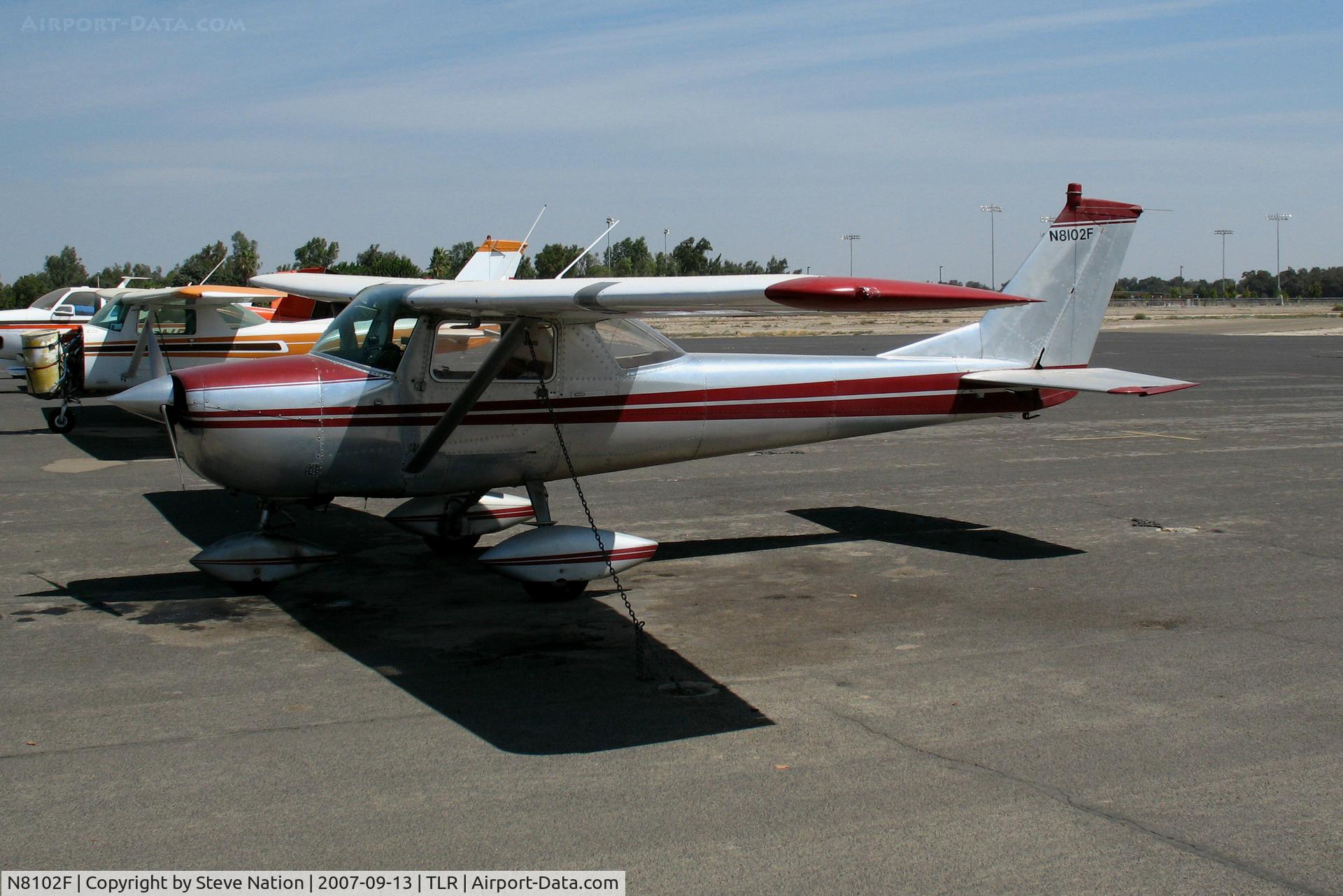 N8102F, 1966 Cessna 150F C/N 15064202, 1966 Cessna 150F visiting @ Tulare, CA
