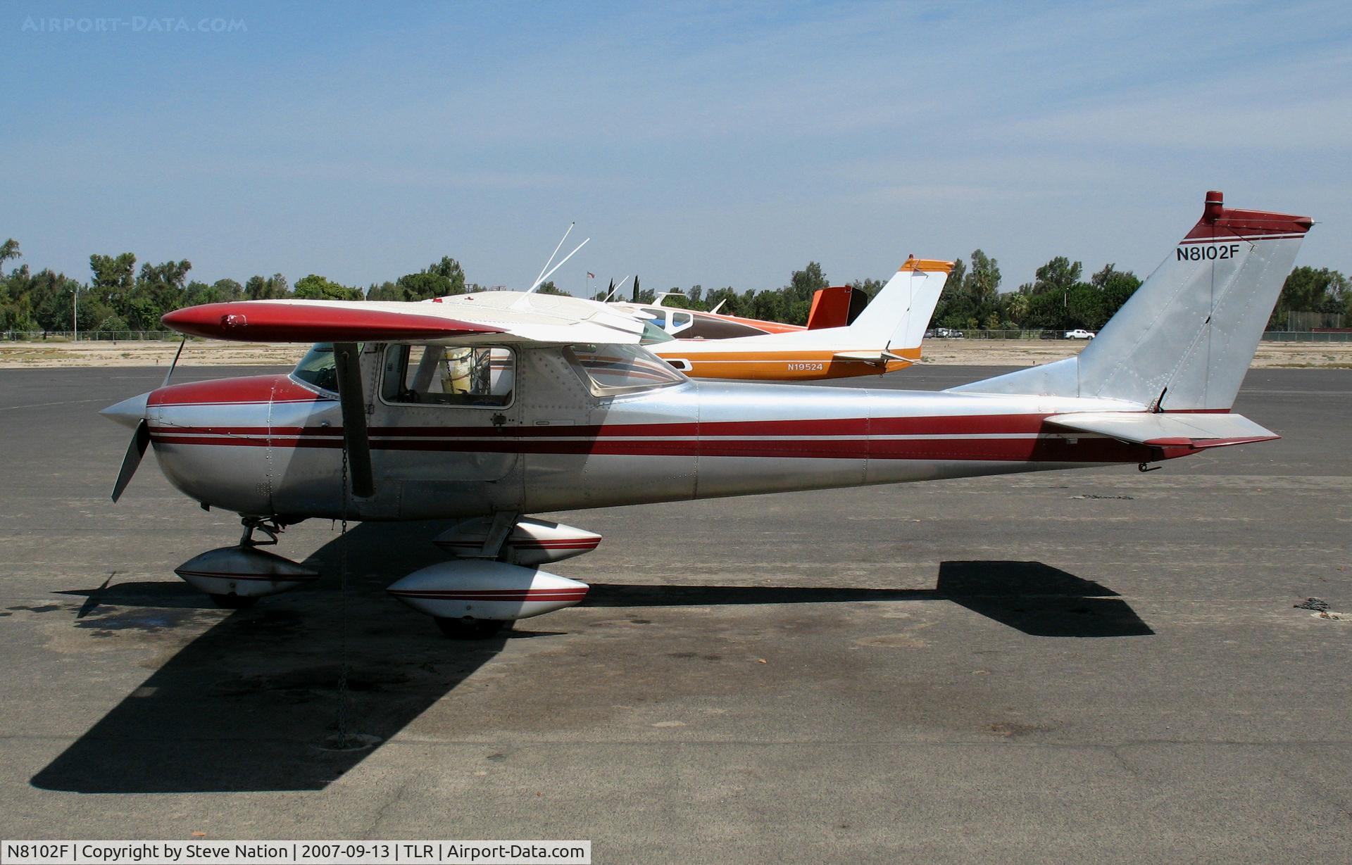 N8102F, 1966 Cessna 150F C/N 15064202, 1966 Cessna 150F visiting @ Tulare, CA