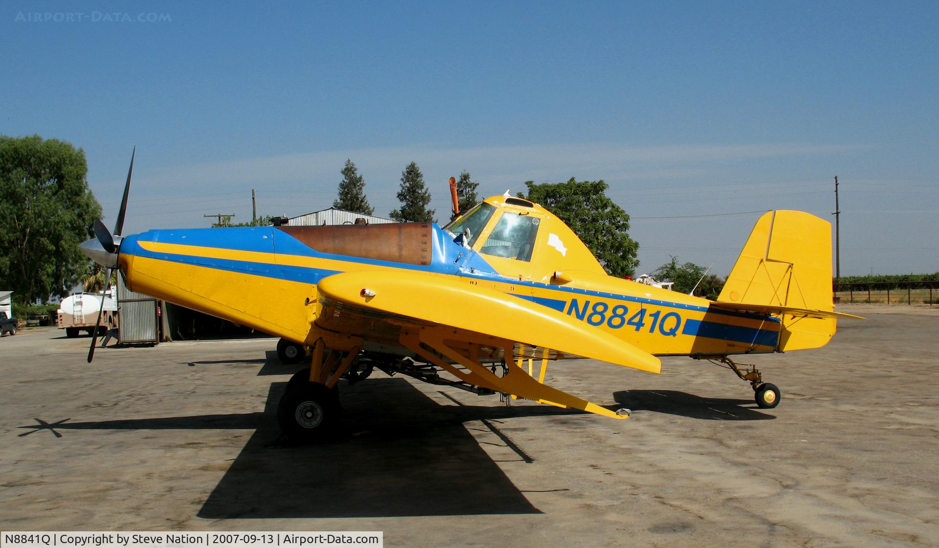 N8841Q, 1972 Aero Commander S2R C/N 1671R, Turnine-powered 1972 Aero Commander S2R of Earlimart Dusters (rigged as sprayer) @ Earlimart, CA
