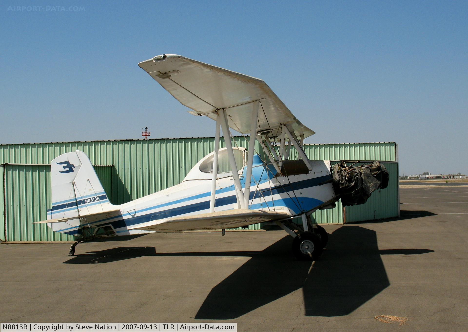 N8813B, 1982 Eagle Aircraft Co Eagle DW-1 C/N DW-1-0081-82, 1982 Eagle Aircraft Co EAGLE DW-1 minus engine @ Tulare, CA