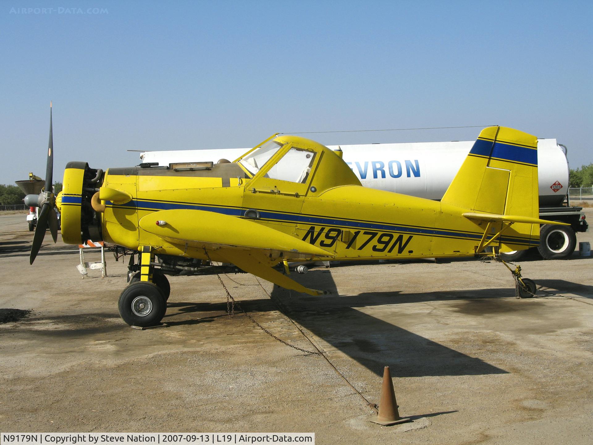 N9179N, 1989 Air Tractor Inc AT-401 C/N 401-0897, Tri-Star Agrinautics 1989 Air Tractor Inc AT-401 rigged as sprayer @ Wasco, CA