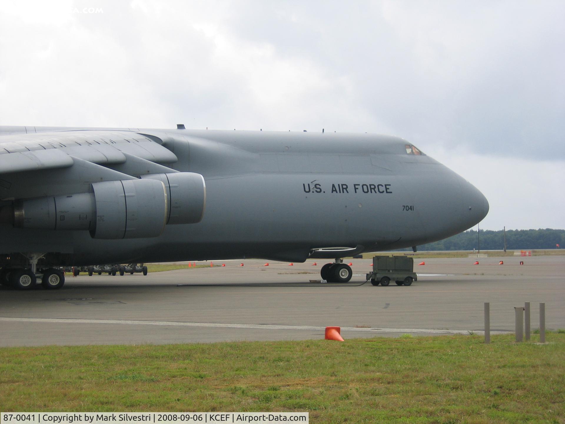 87-0041, 1987 Lockheed C-5B Galaxy C/N 500-0127, Westover ARB 2008