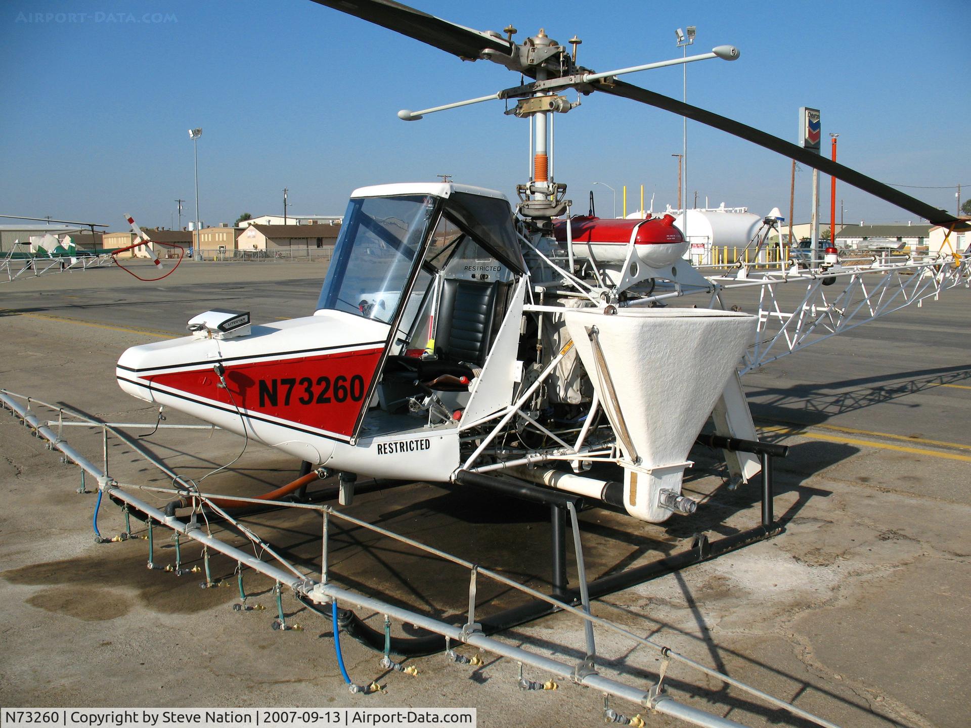 N73260, 1962 Bell 47G-2A C/N 2725, G.K. Lewis Co. 1978 Continental Copters Inc. TOMCAT MK5A (Bell 47G) as sprayer @ Shafter, CA