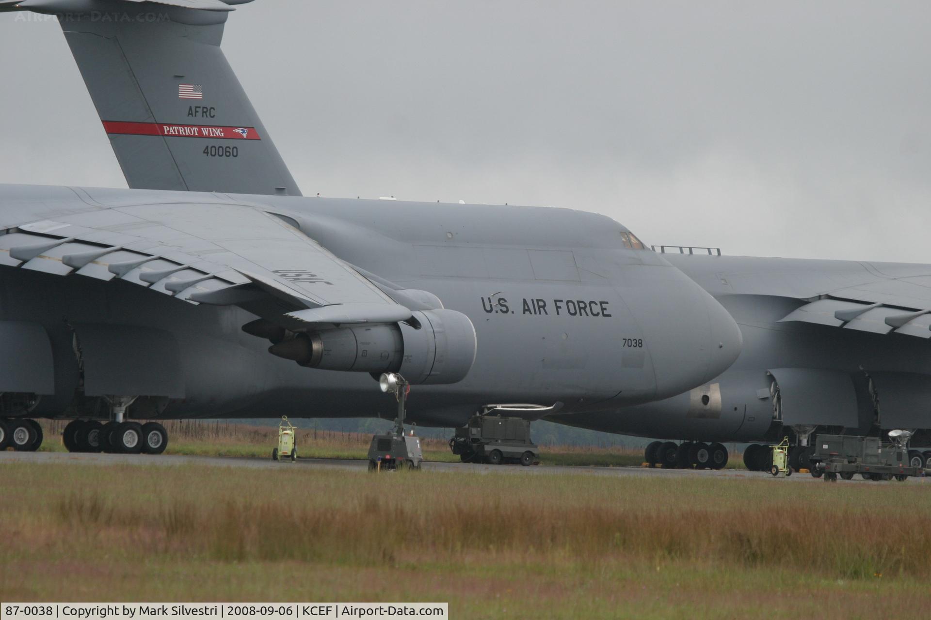 87-0038, 1987 Lockheed C-5B Galaxy C/N 500-0124, Westover ARB 2008