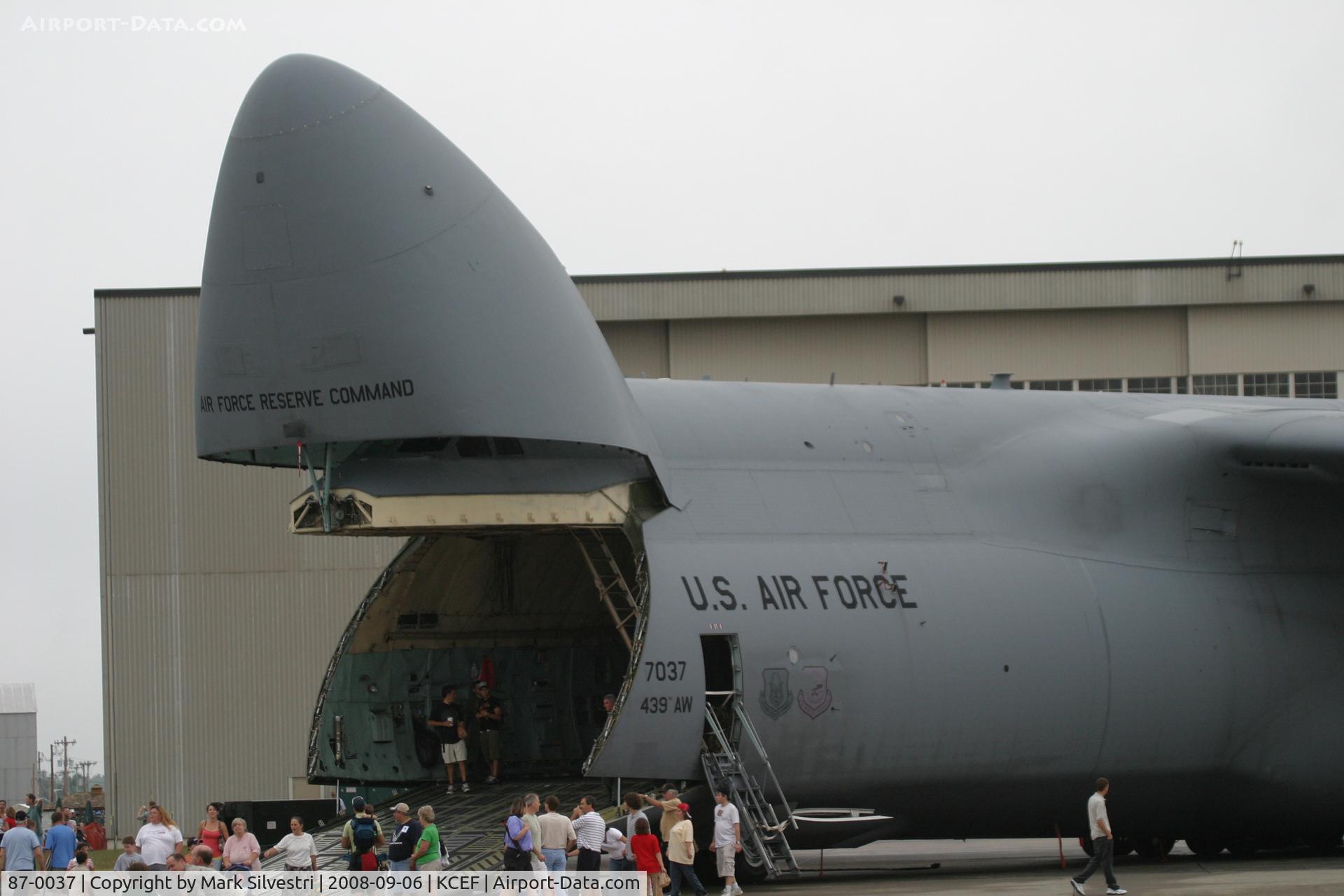 87-0037, 1987 Lockheed C-5B Galaxy C/N 500-0123, Westover ARB 2008