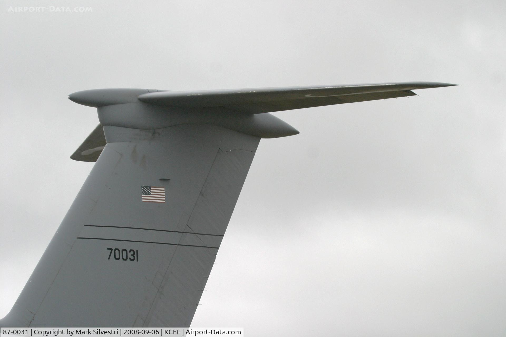 87-0031, 1987 Lockheed C-5B Galaxy C/N 500-0117, Westover ARB 2008