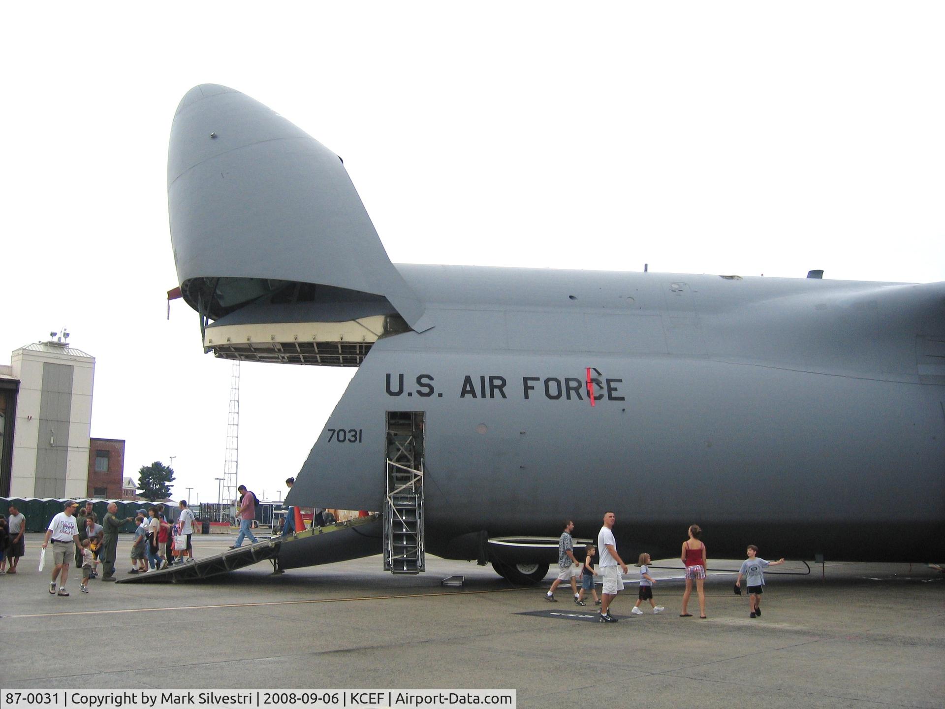 87-0031, 1987 Lockheed C-5B Galaxy C/N 500-0117, Westover ARB 2008