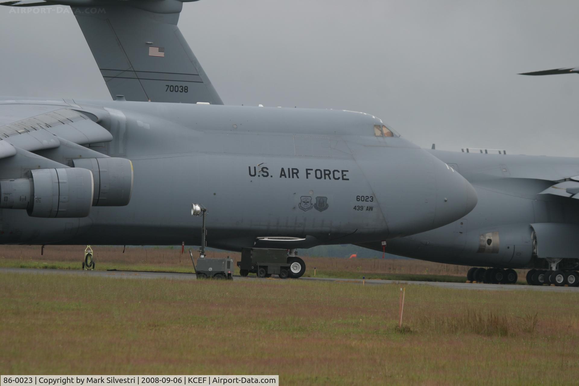 86-0023, 1986 Lockheed C-5B Galaxy C/N 500-0109, Westover ARB 2008