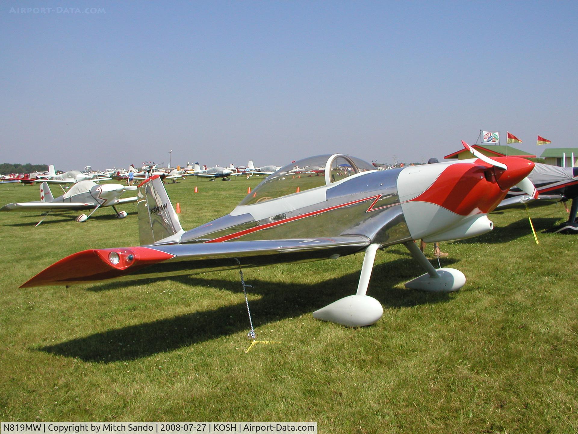 N819MW, Vans RV-8 C/N 80964, EAA AirVenture 2008.