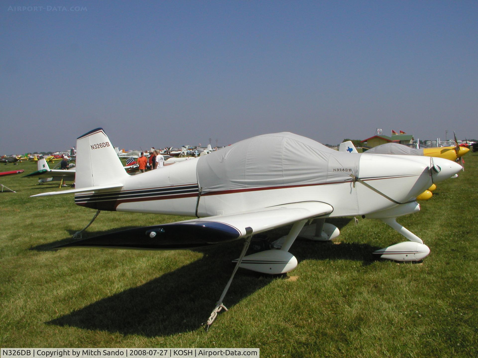 N326DB, 1999 Vans RV-6A C/N 98RF001, EAA AirVenture 2008.