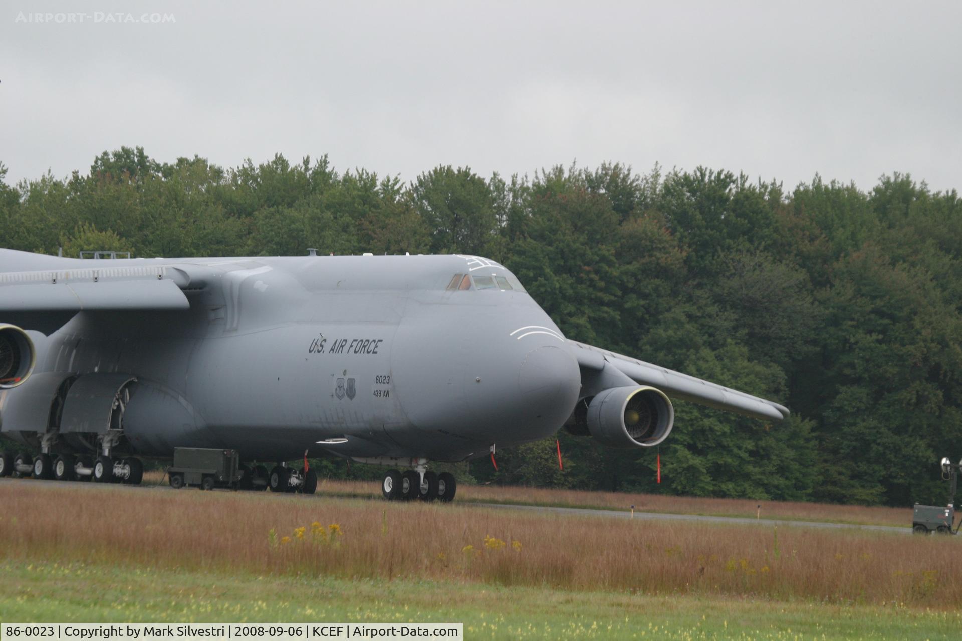 86-0023, 1986 Lockheed C-5B Galaxy C/N 500-0109, Westover ARB 2008