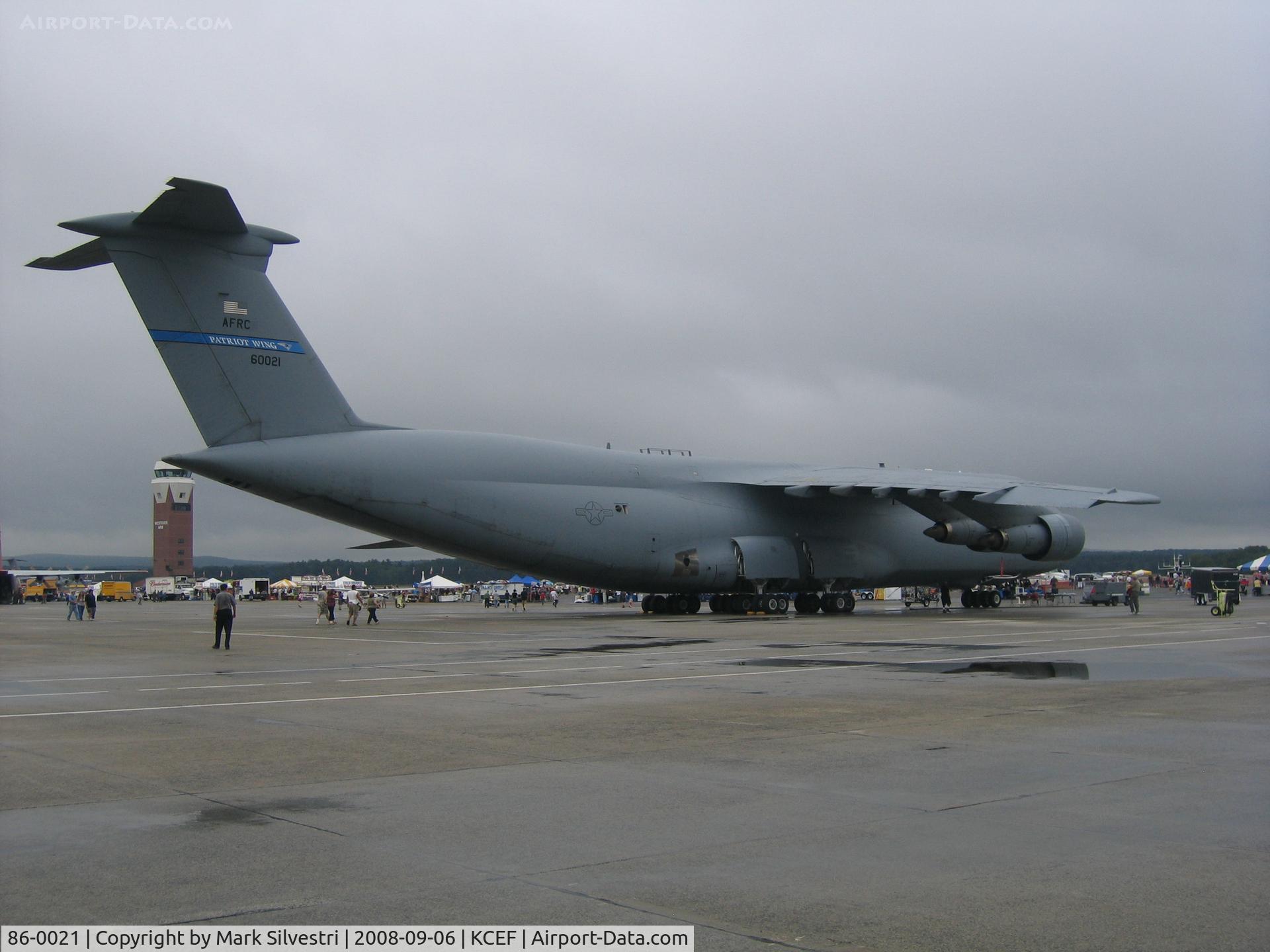 86-0021, Lockheed C-5(B)M Super Galaxy C/N 500-107, Westover ARB 2008