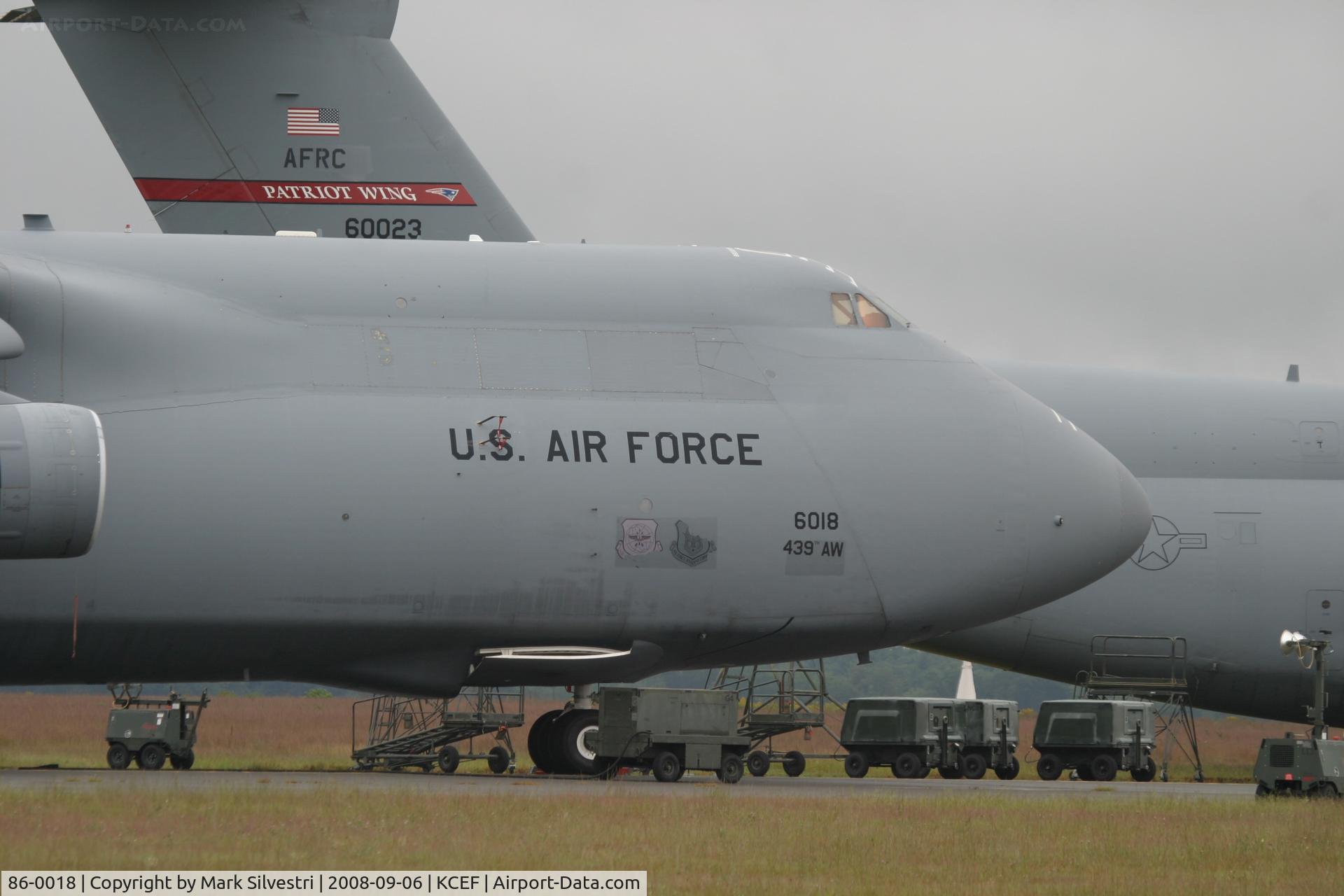 86-0018, 1986 Lockheed C-5B Galaxy C/N 500-0104, Westover ARB 2008