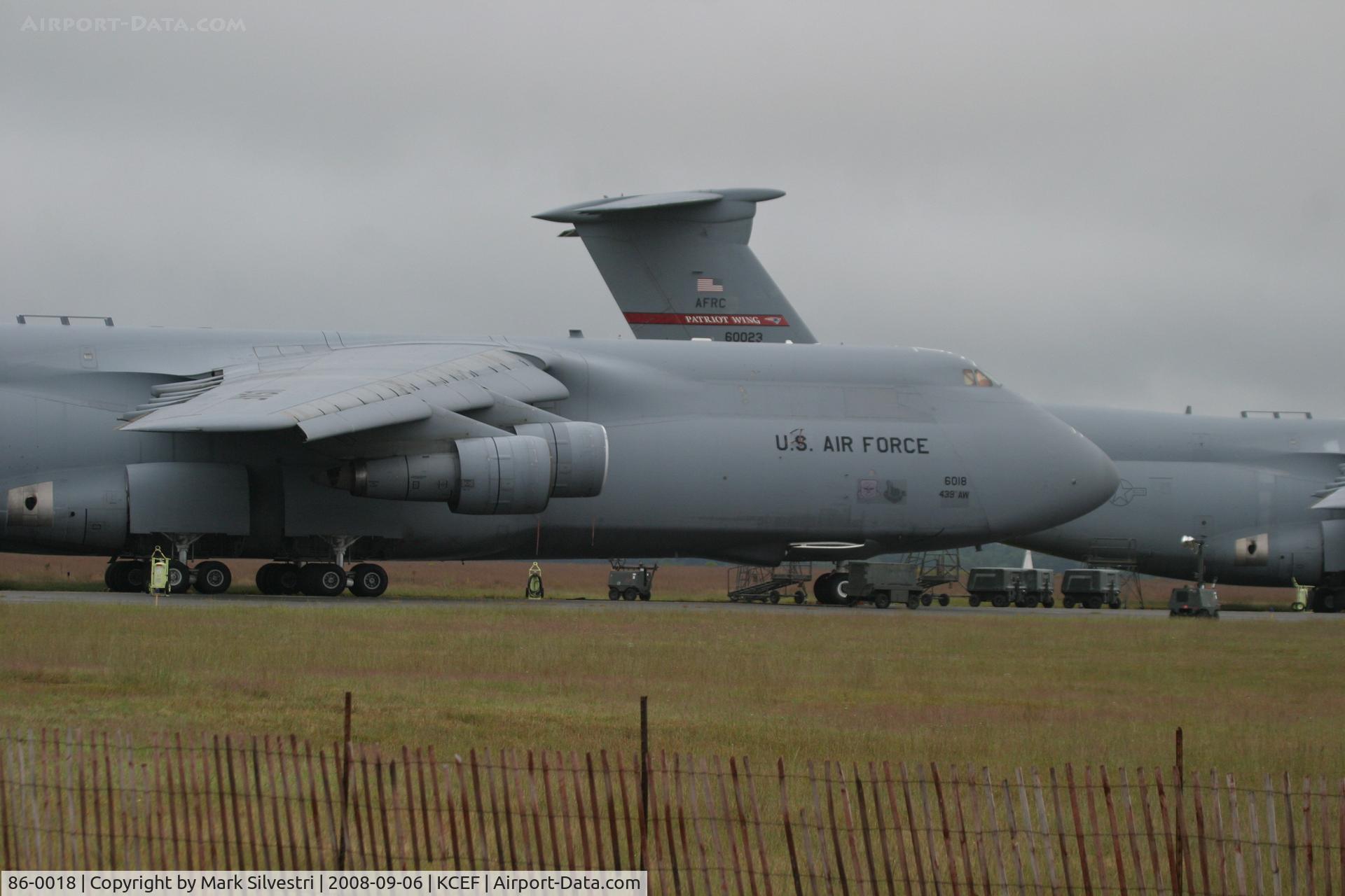 86-0018, 1986 Lockheed C-5B Galaxy C/N 500-0104, Westover ARB 2008