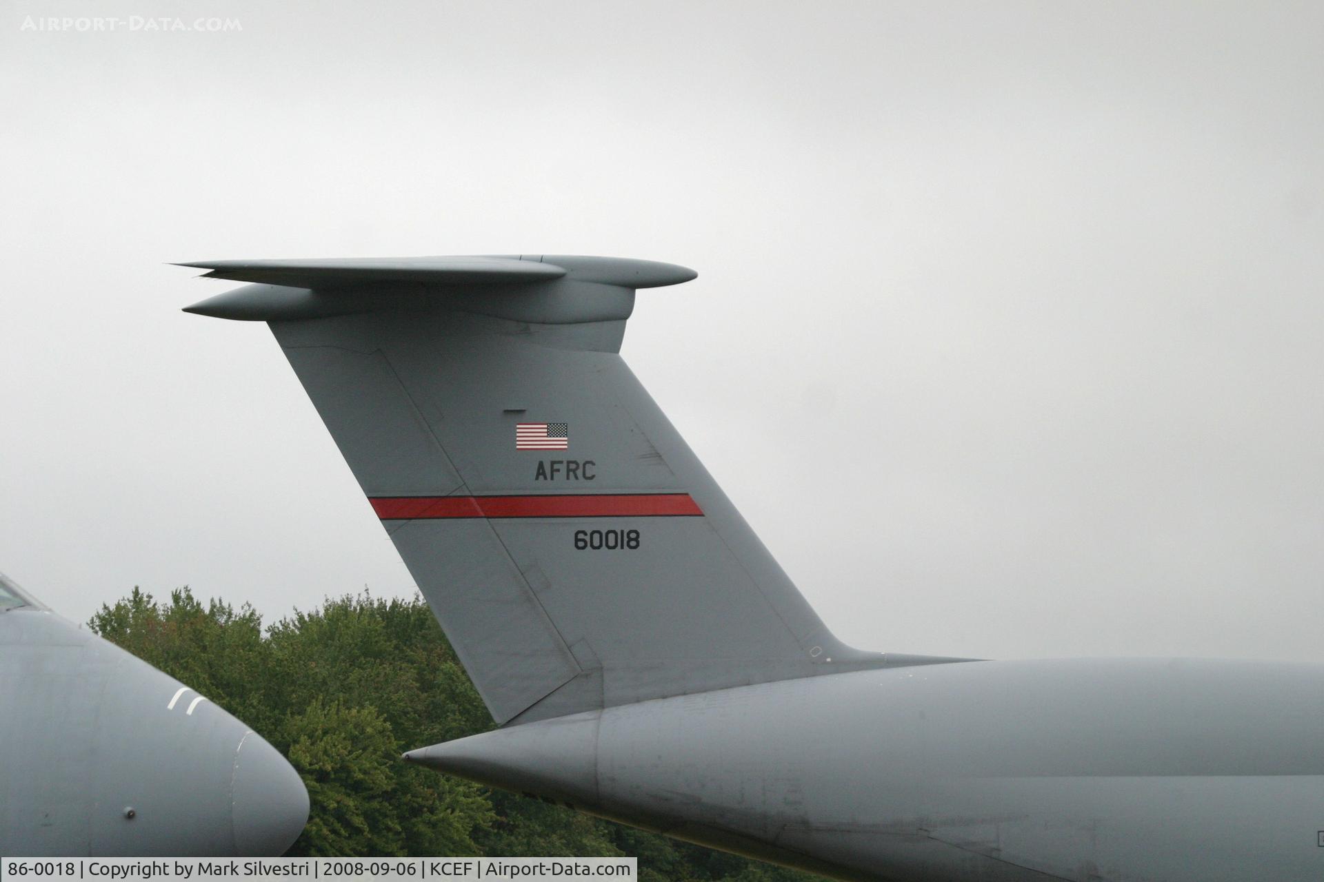 86-0018, 1986 Lockheed C-5B Galaxy C/N 500-0104, Westover ARB 2008