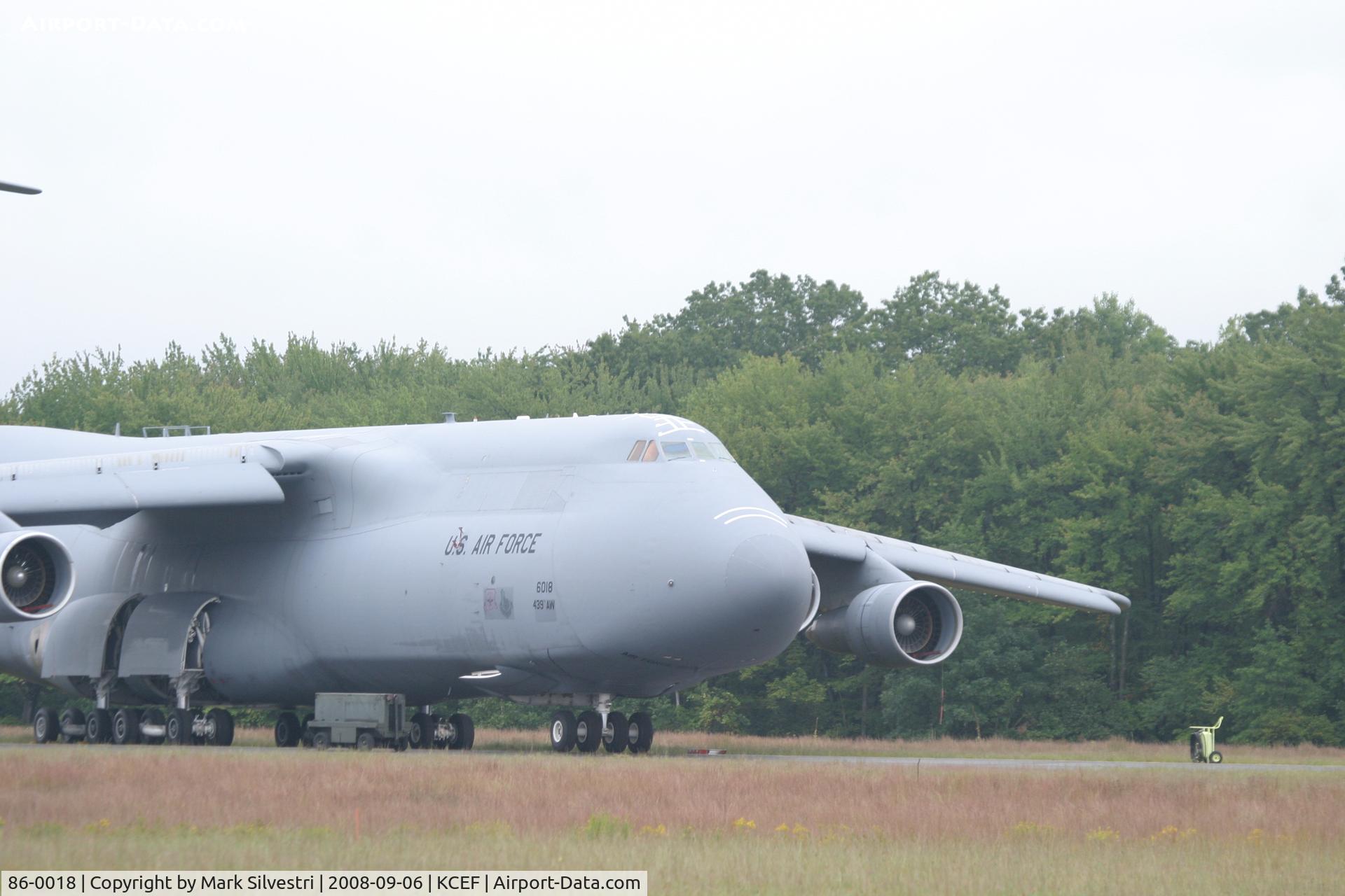 86-0018, 1986 Lockheed C-5B Galaxy C/N 500-0104, Westover ARB 2008