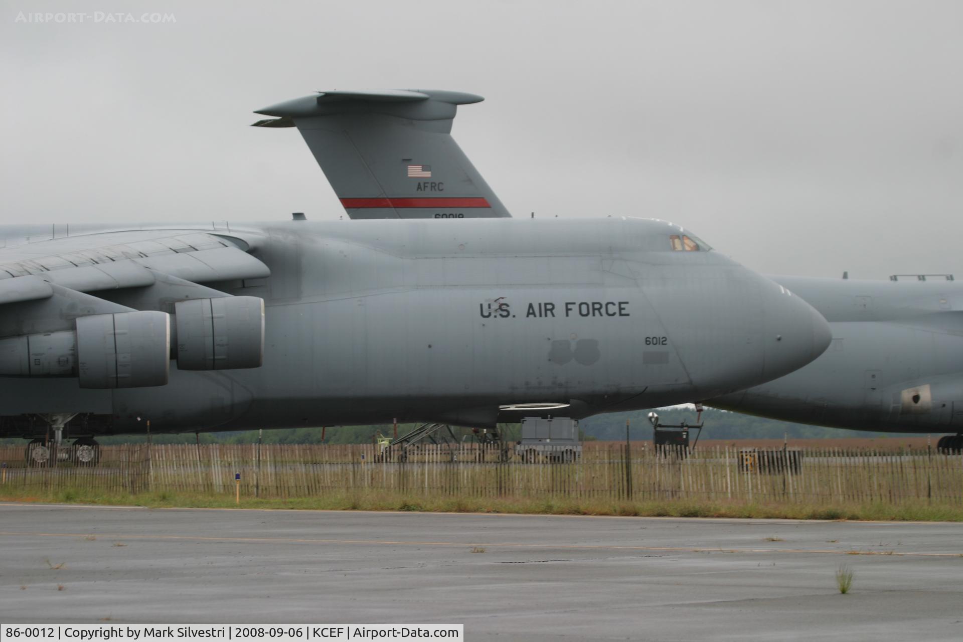 86-0012, 1986 Lockheed C-5B Galaxy C/N 500-0098, Westover ARB 2008