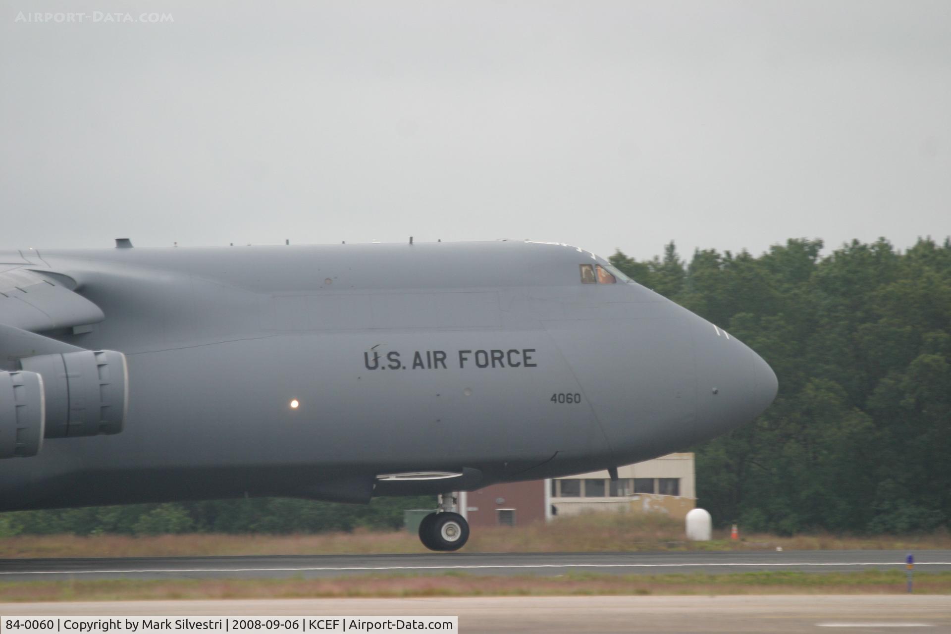 84-0060, 1984 Lockheed C-5B Galaxy C/N 500-0084, Westover ARB 2008