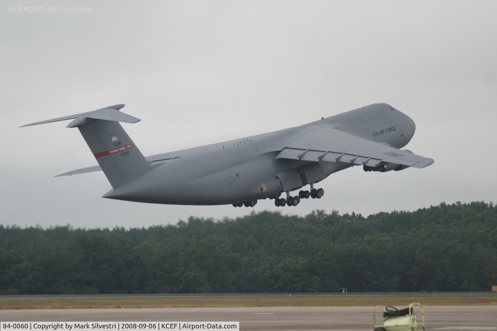 84-0060, 1984 Lockheed C-5B Galaxy C/N 500-0084, Westover ARB 2008