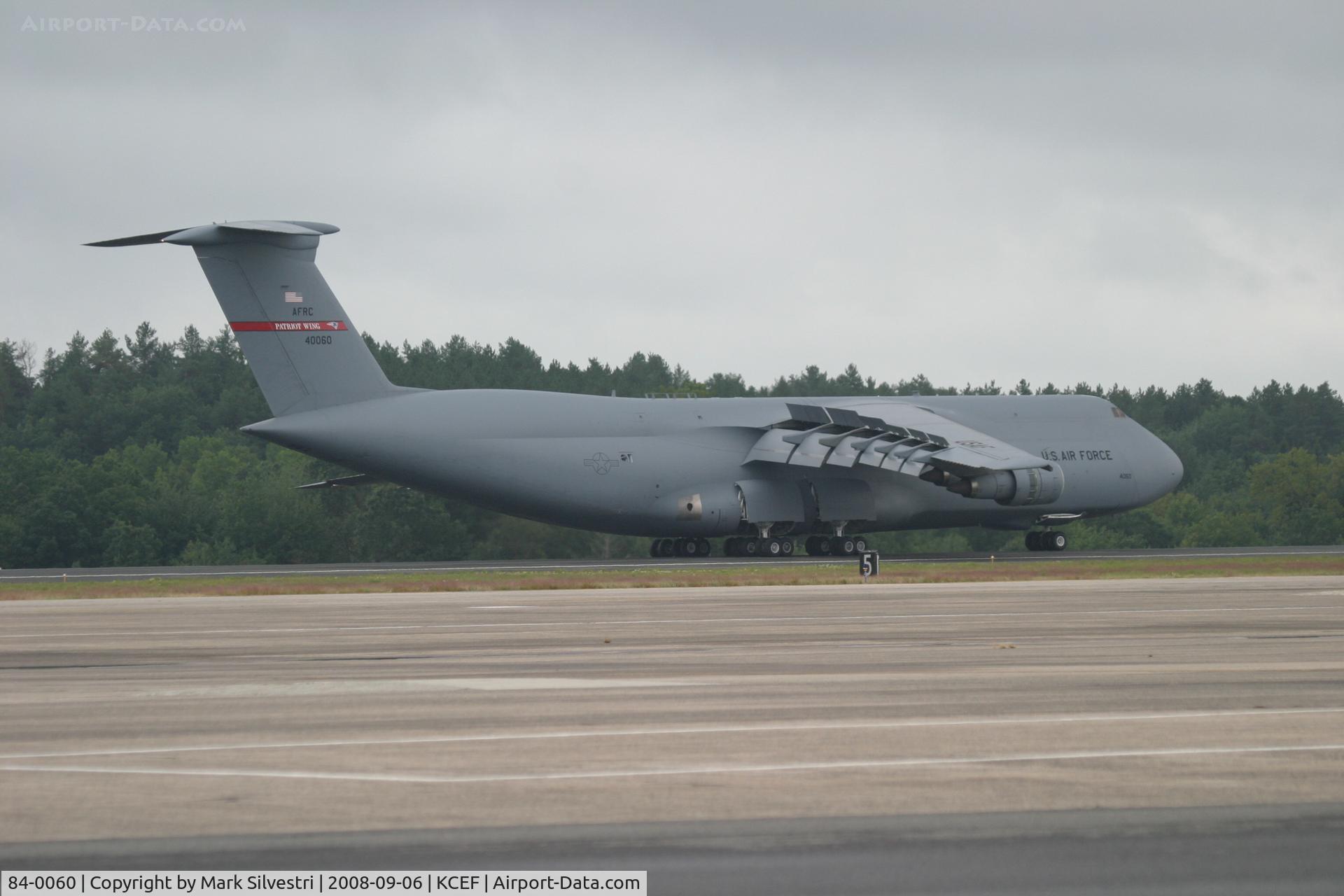 84-0060, 1984 Lockheed C-5B Galaxy C/N 500-0084, Westover ARB 2008