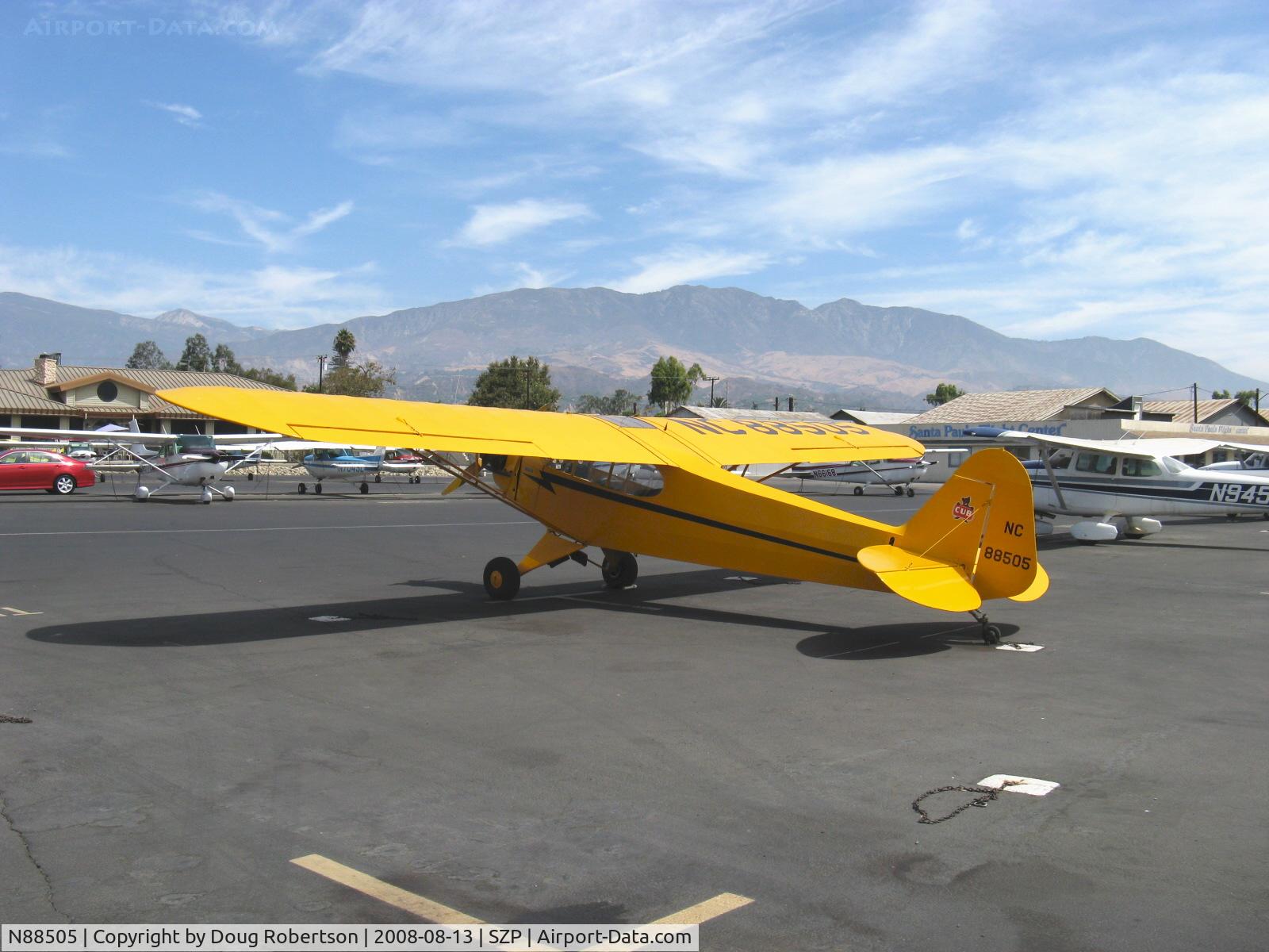 N88505, Piper J3C-65 Cub Cub C/N 16129, Piper J3C-65 CUB, Continental C65 65 Hp