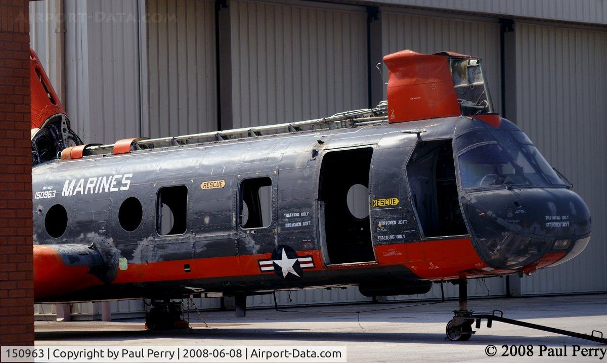 150963, Boeing Vertol HH-46D Sea Knight C/N 2049, Once a Pedro at the local base, now a training aid for AMTs