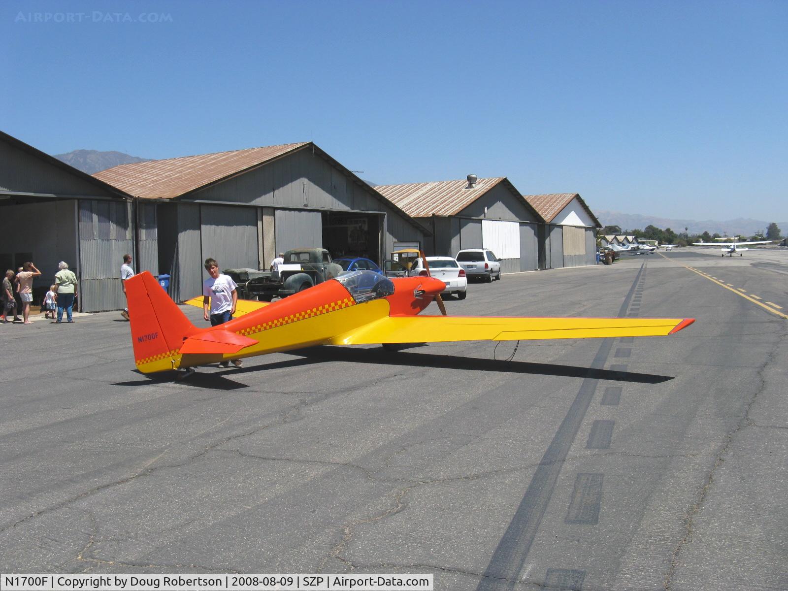 N1700F, 1967 Sportavia-Putzer Fournier RF-4D C/N 4054, 1967 Sportavia-Putzer FOURNIER RF4-D motorglider, Rectimo (VW) 4AR 1200 modified to 1400 c.c. 40 Hp, non-feathering prop