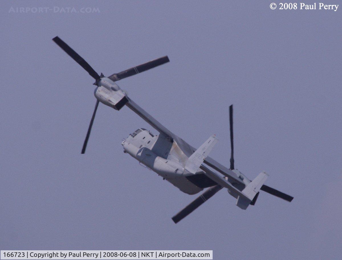 166723, Bell-Boeing MV-22B Osprey C/N D0092, Banking around for another pass tot he LZ