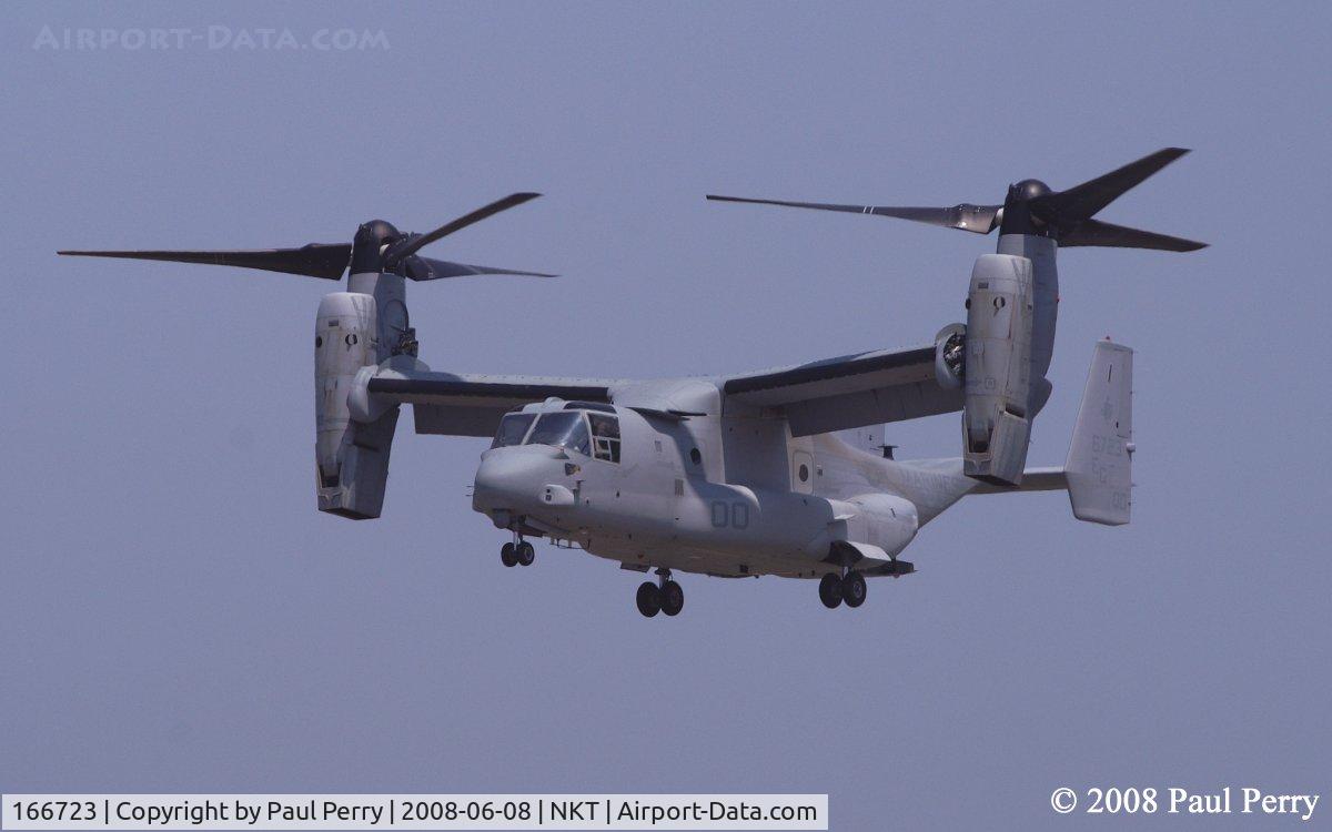 166723, Bell-Boeing MV-22B Osprey C/N D0092, Easing in to the LZ, as much as one 'eases' into a simulated hot LZ