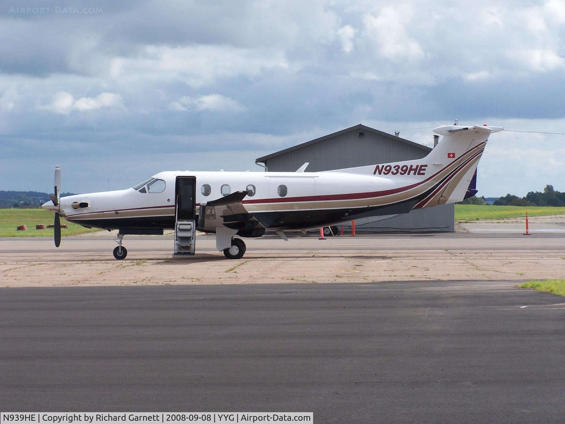 N939HE, 2008 Pilatus PC-12/47E C/N 1005, C'town